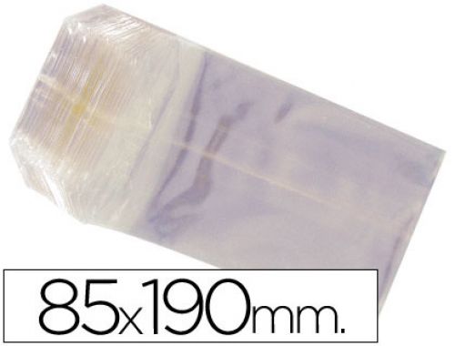 Saco celofane 85x190mm pack 100 , Branca , 28100 , 0